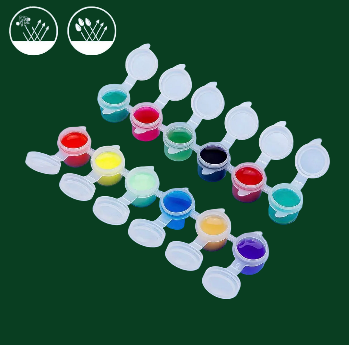 3-Piece Small Plaster Coloring Figures Set