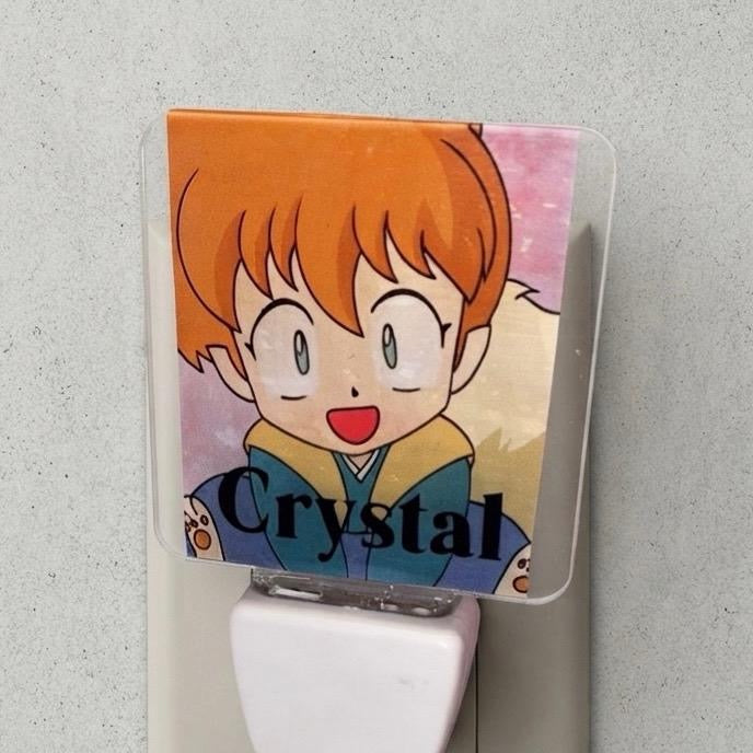 Customized Blue Night Light - Personalized 3.5in