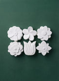 3-Piece Small Plaster Coloring Figures Set