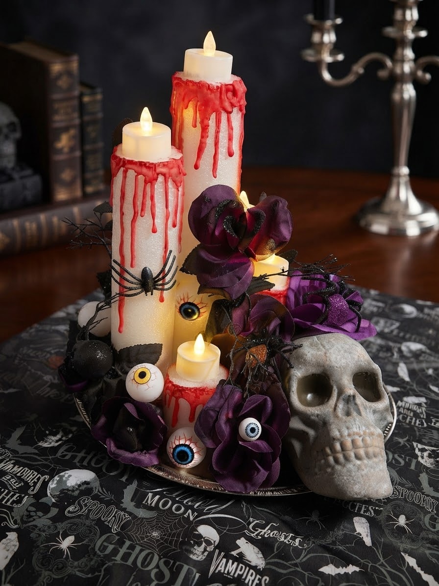 Halloween Skull Centerpiece